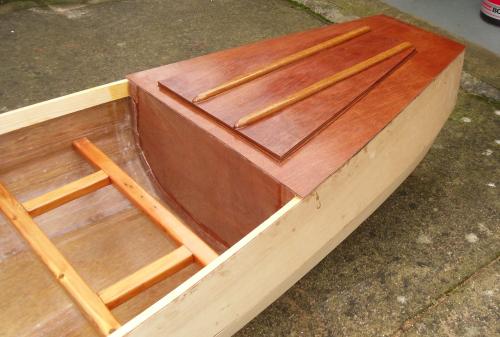 Rear locker hatch + seat frame.